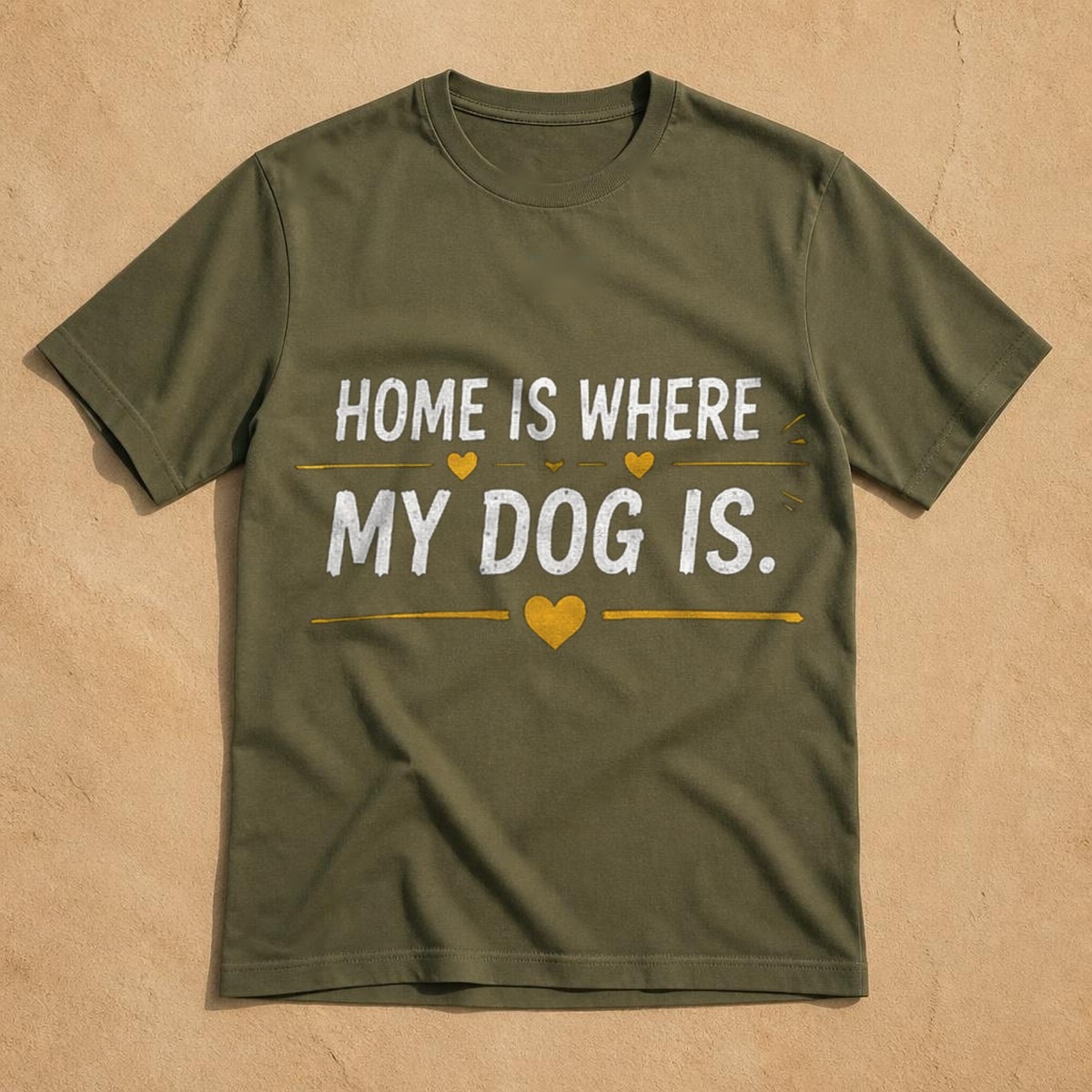 Home Is Where My Dog Is Tee — view 2