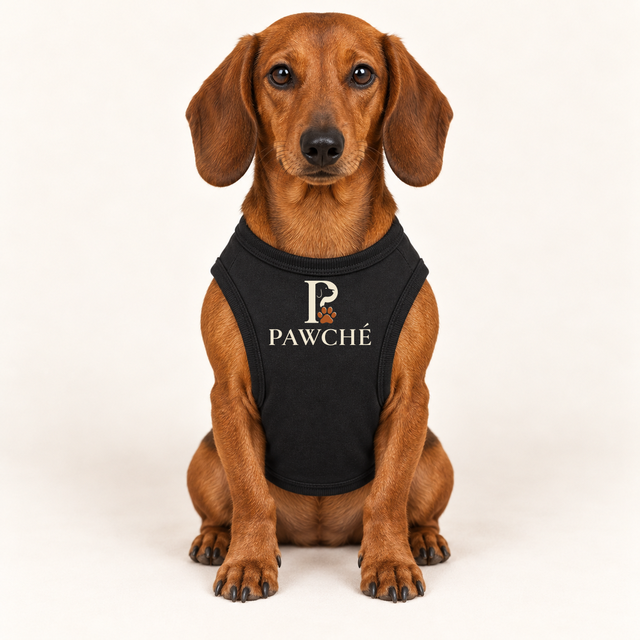 VIP Pup Dog Tee in Black