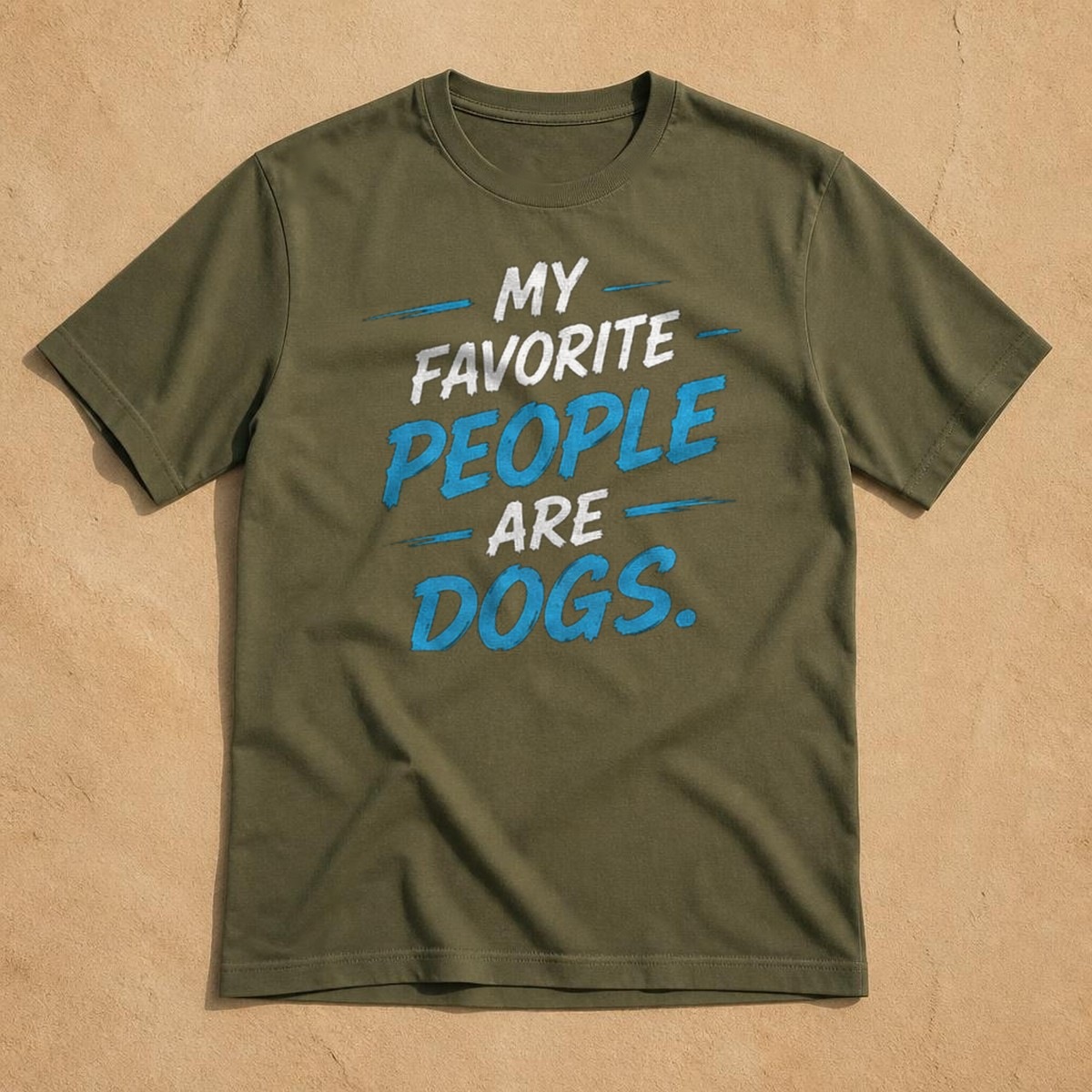 My Favorite People Are Dogs Tee — view 3