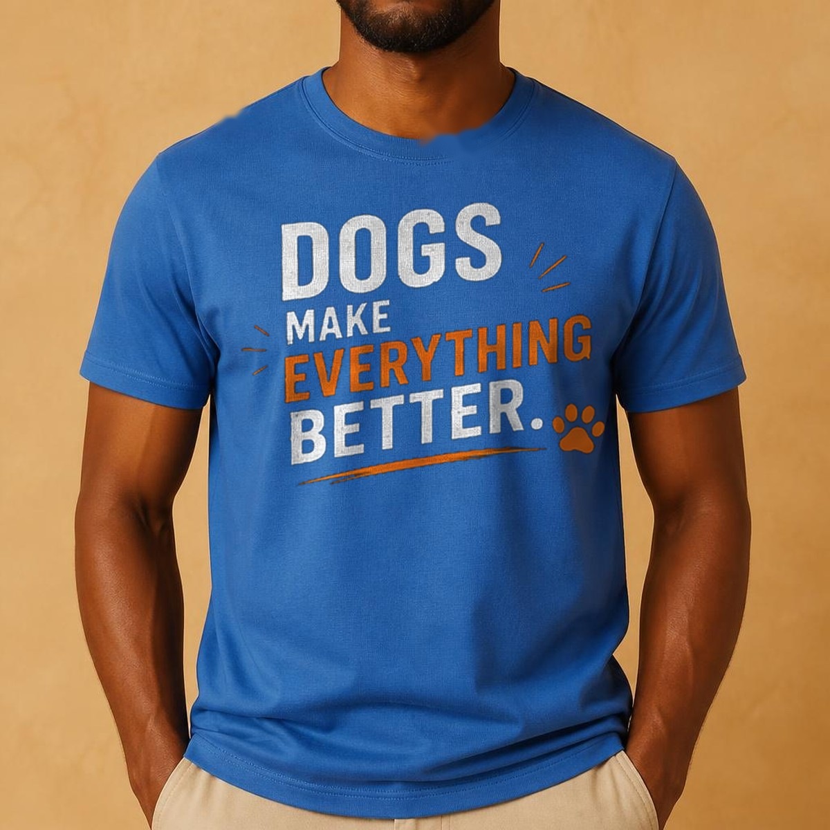 Dogs Make Everything Better Tee — view 2