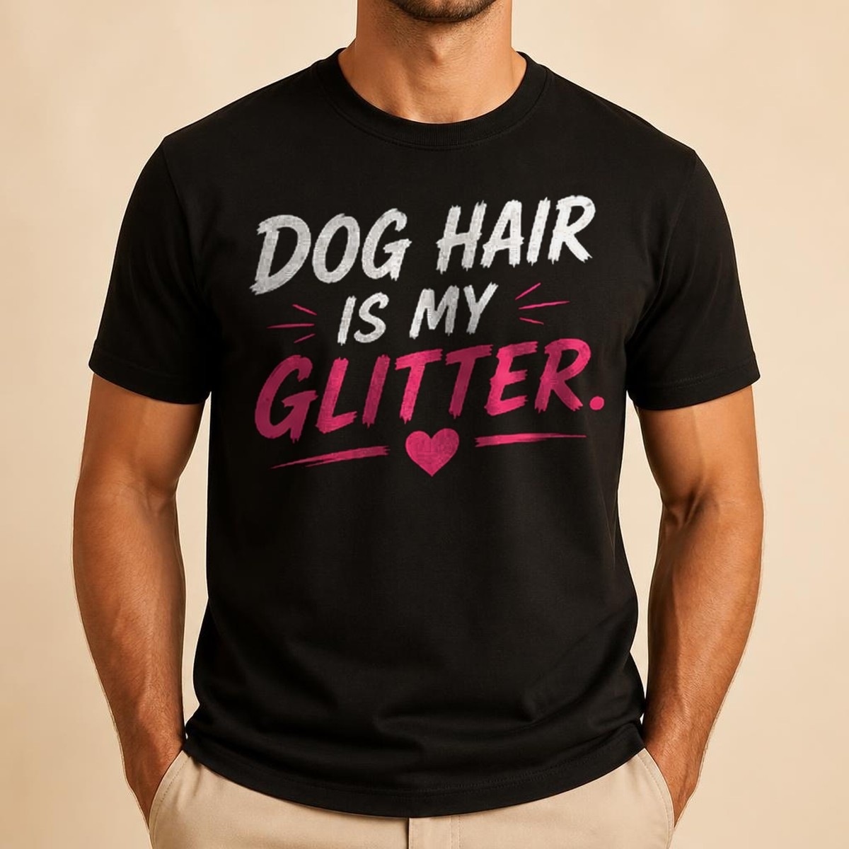 Dog Hair Is My Glitter Tee — view 2