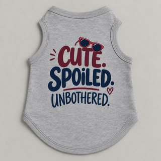 Cute. Spoiled. Unbothered. Tee — view 3
