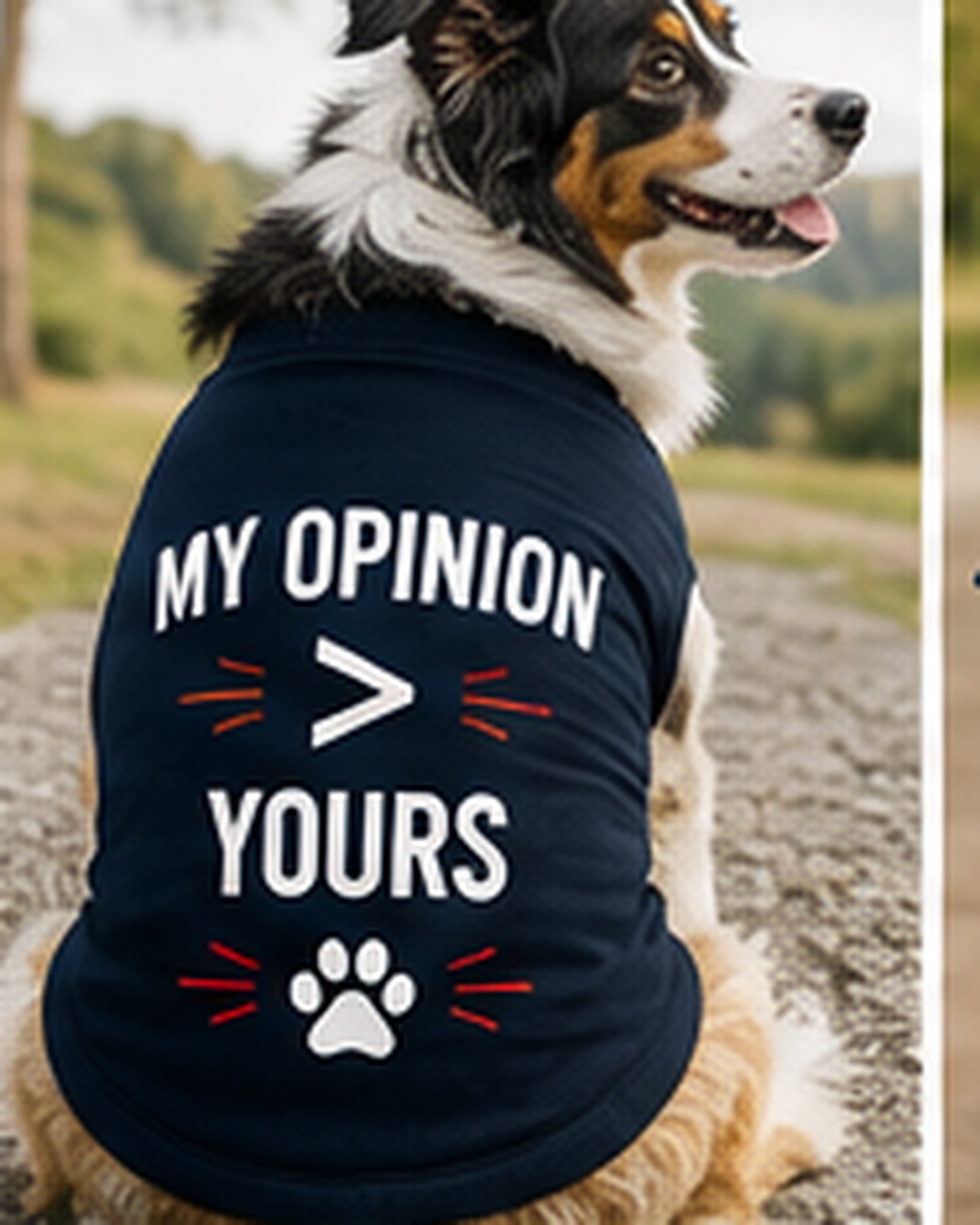 My Dog > Your Opinion Set — dog piece