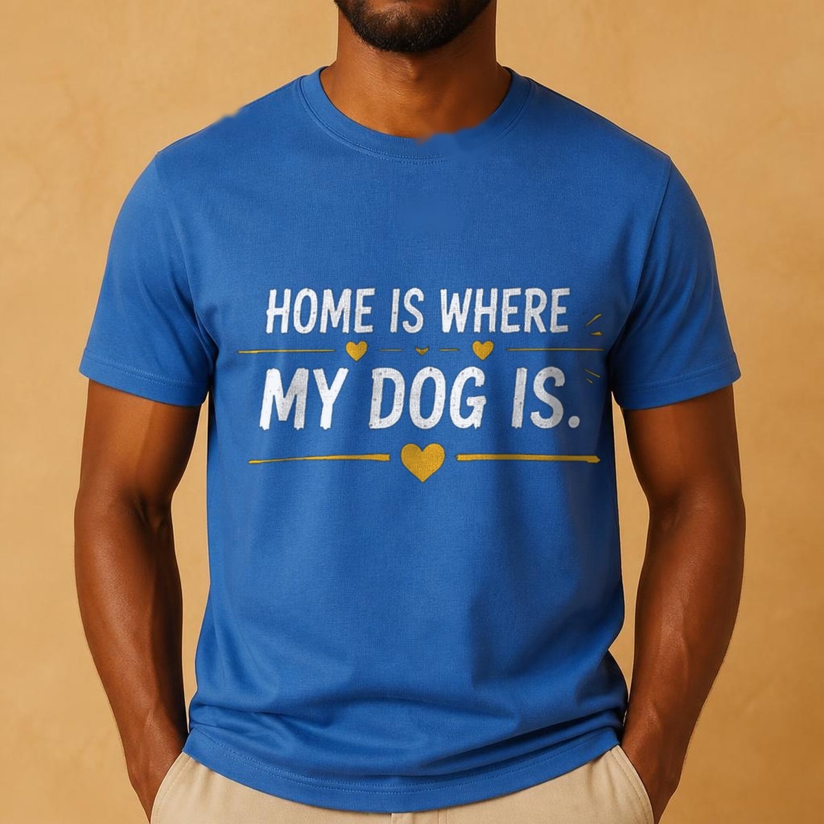 Home Is Where My Dog Is Tee — view 3