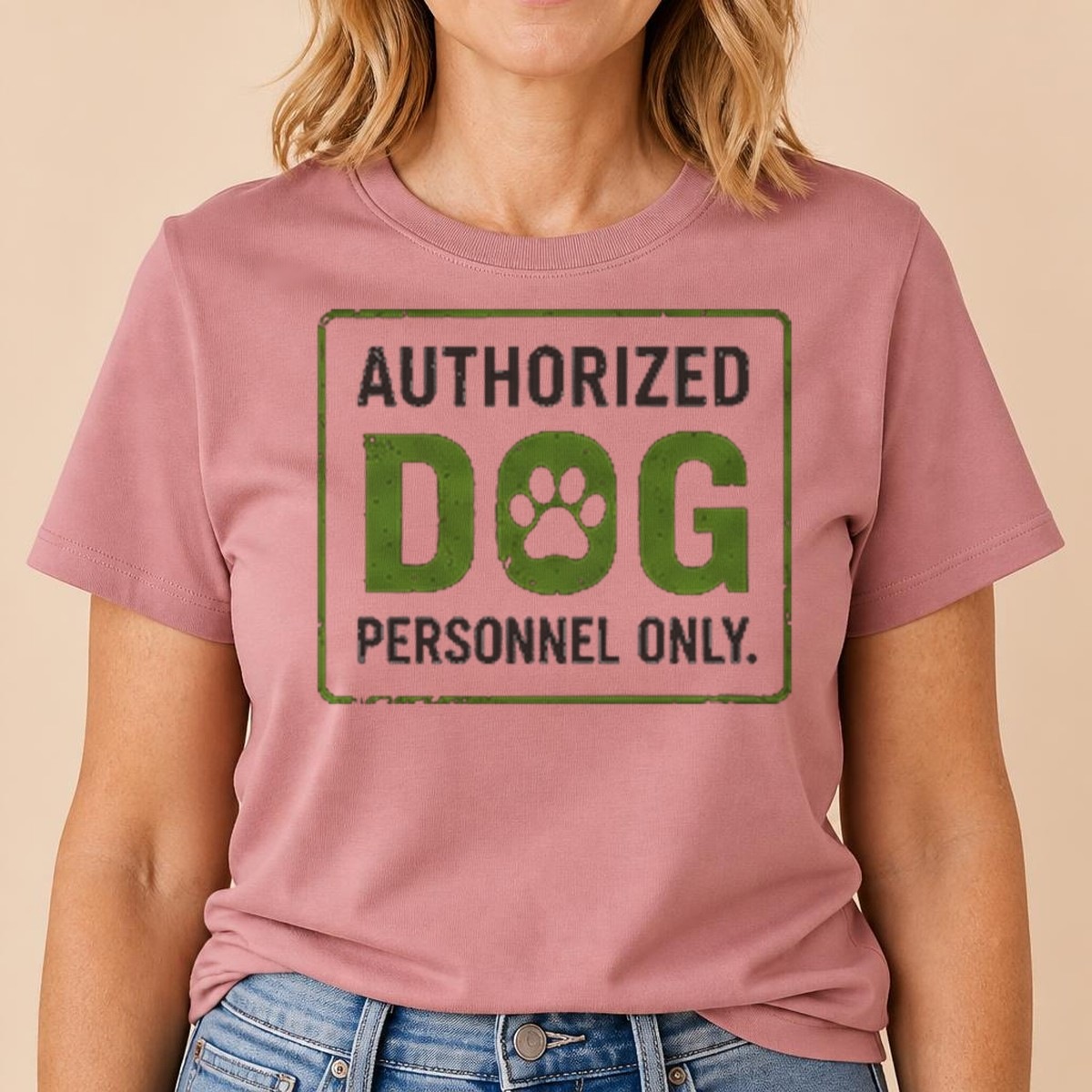 Authorized Dog Personnel Only Tee — view 2