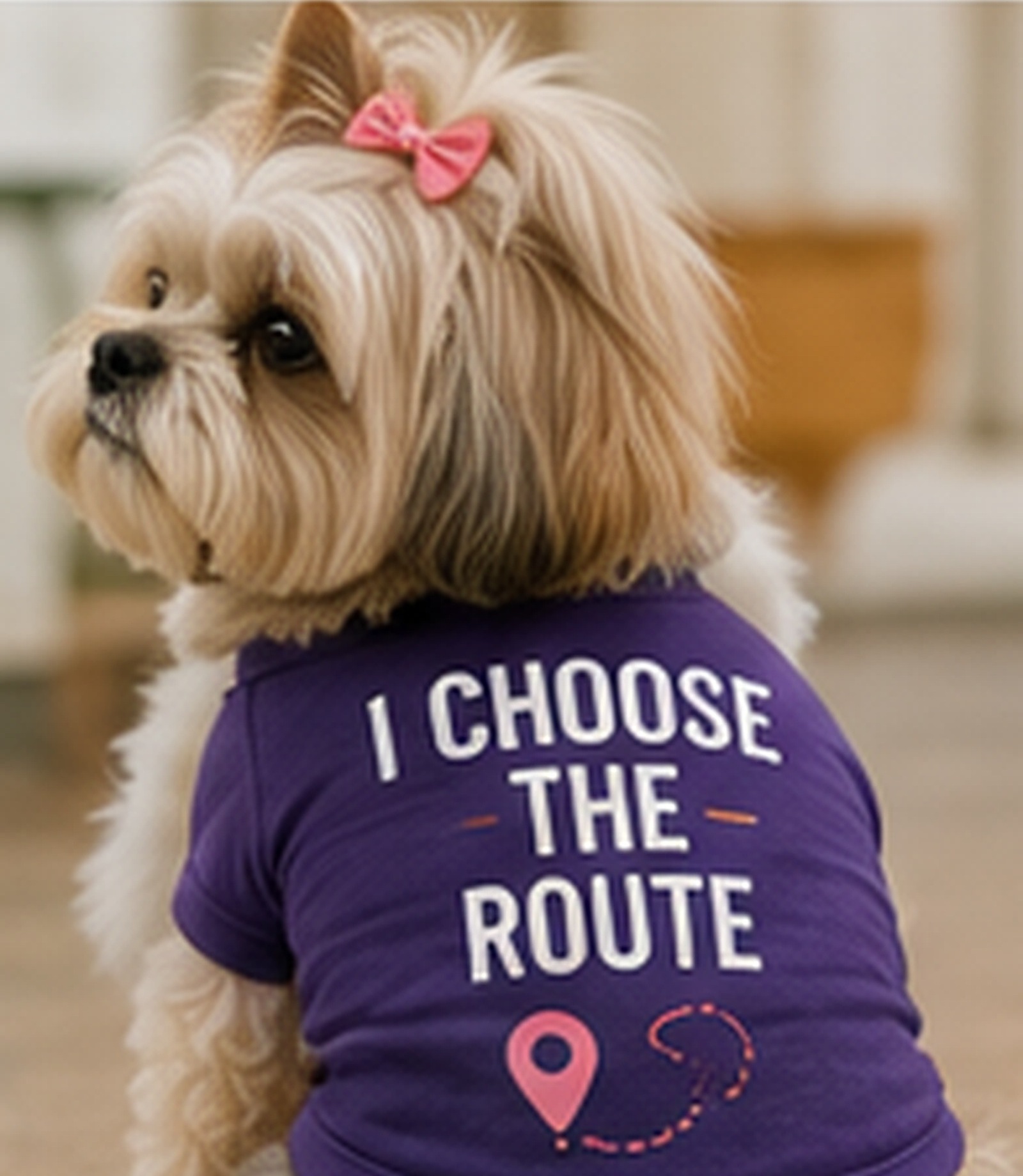 I Choose the Route Set — dog piece