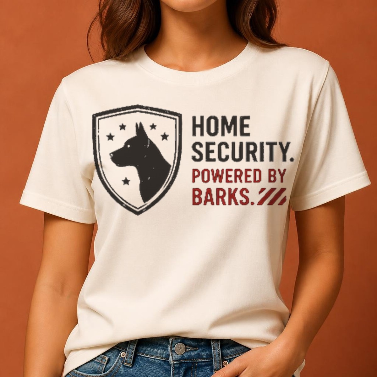 Home Security Powered By Barks Tee