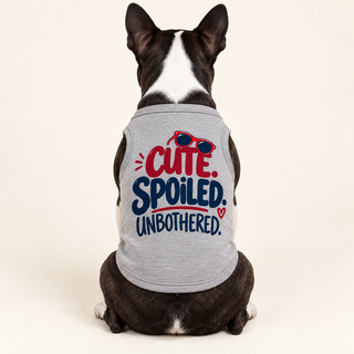Cute. Spoiled. Unbothered. Tee — view 2