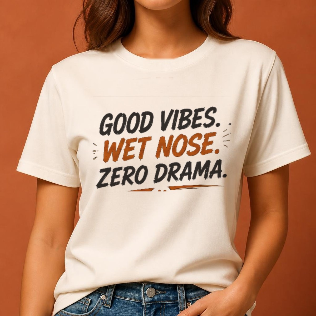 Good Vibes. Wet Nose. Zero Drama. Tee — view 3