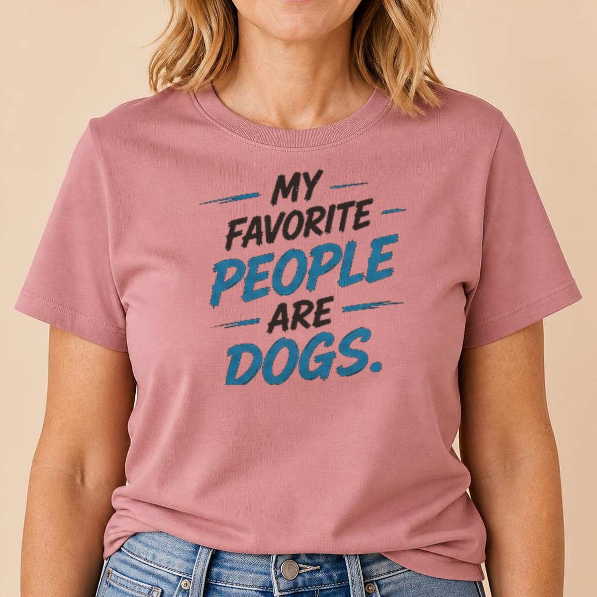 My Favorite People Are Dogs Tee — view 2