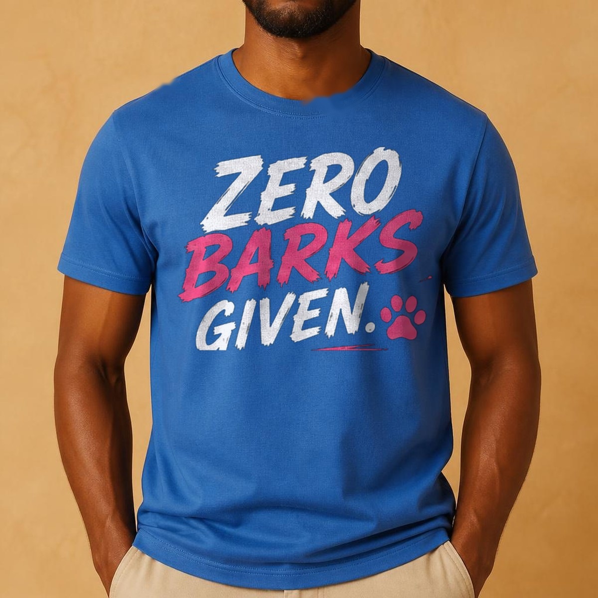 Zero Barks Given Tee — view 3