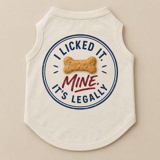 I Licked It. It's Legally Mine. Tee — view 3