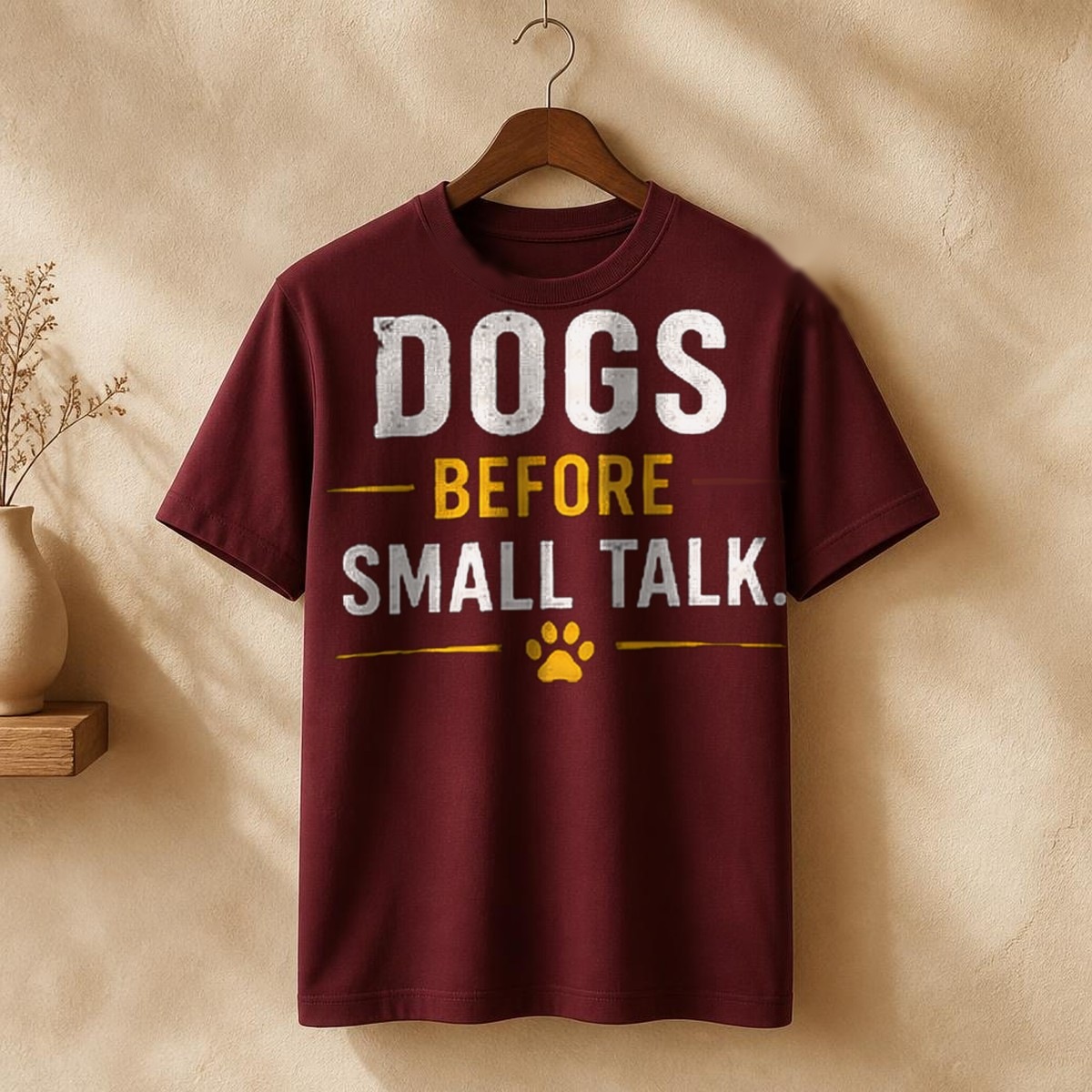 Dogs Before Small Talk Tee — view 3