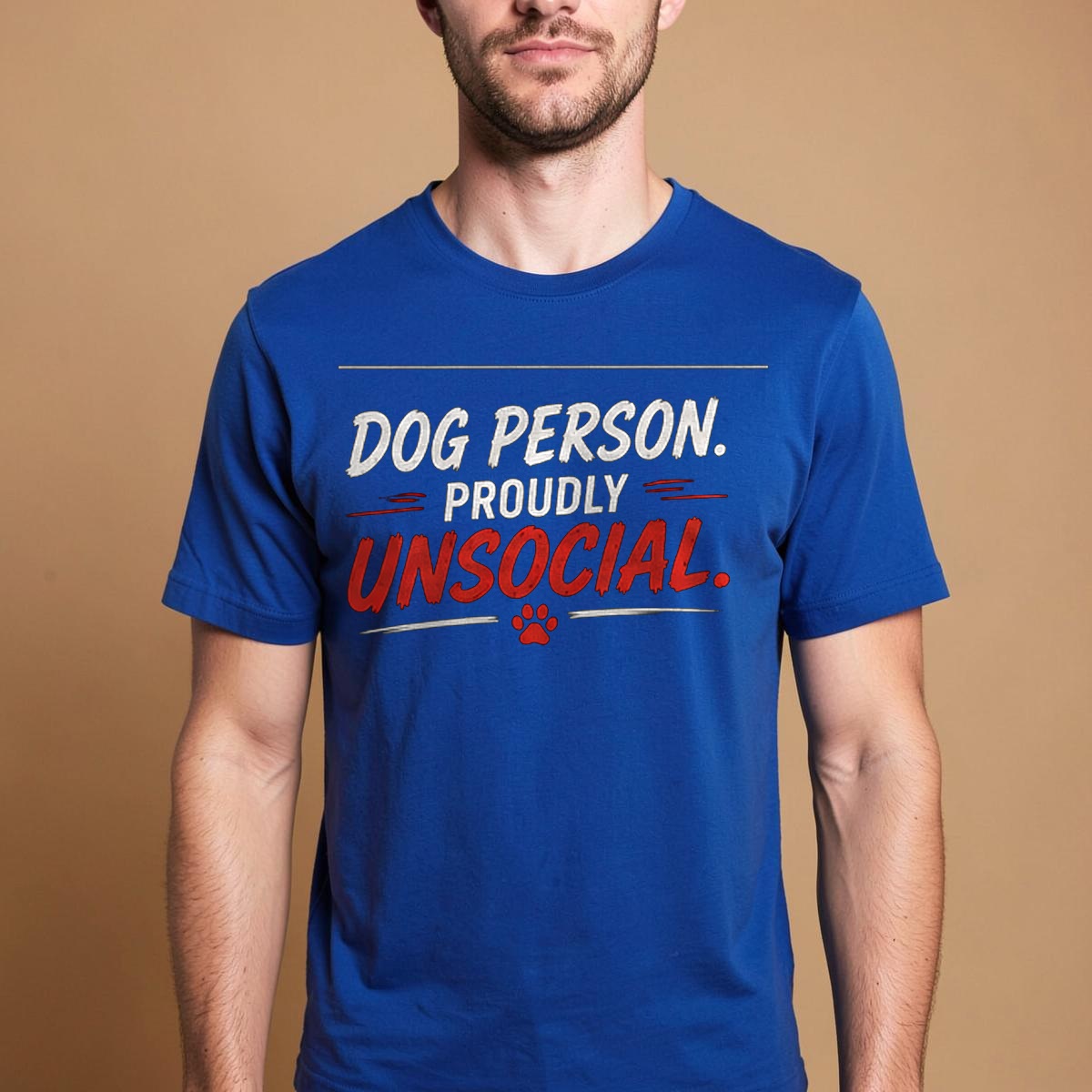 Dog Person. Proudly Unsocial. Tee — view 3