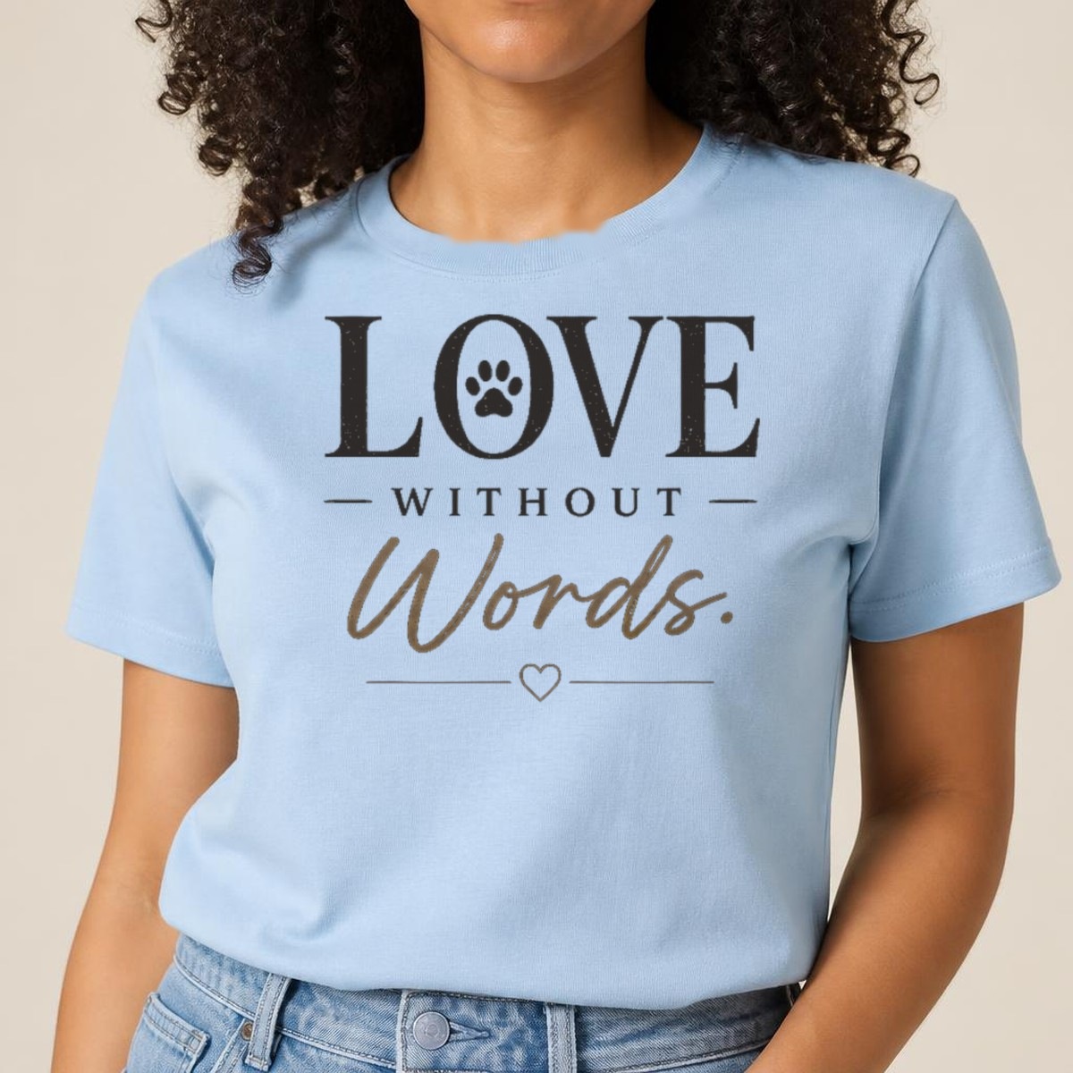 Love Without Words Tee — view 2