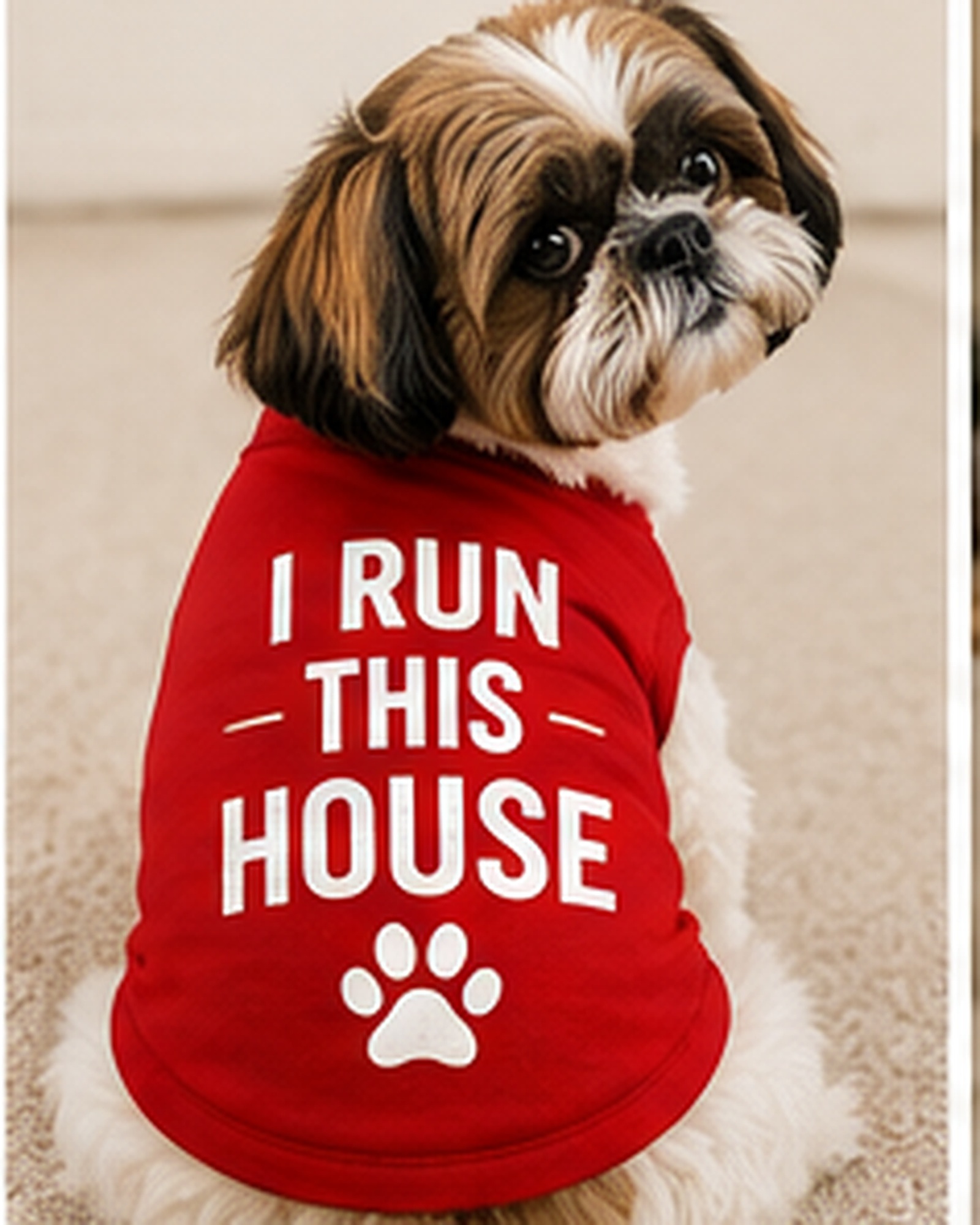 I Run This House Set — dog piece