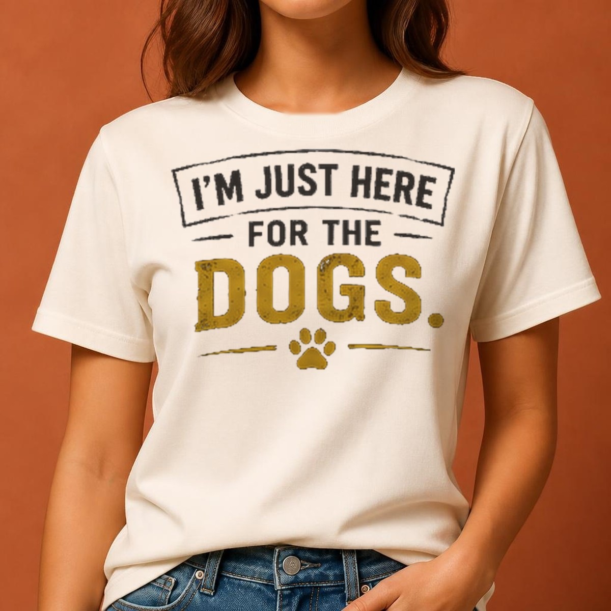 I'm Just Here For The Dogs Tee — view 2