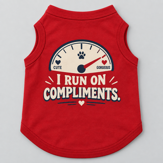 I Run on Compliments Tee — view 3
